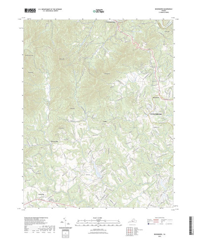 United States Geological Survey Boonsboro, VA (2022, 24000-Scale) digital map