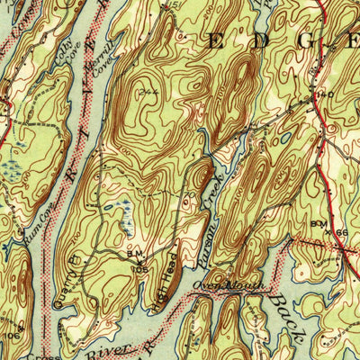 United States Geological Survey Boothbay, ME (1944, 62500-Scale) digital map