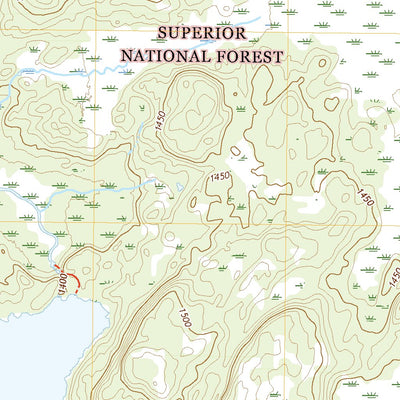 United States Geological Survey Bootleg Lake, MN (2022, 24000-Scale) digital map