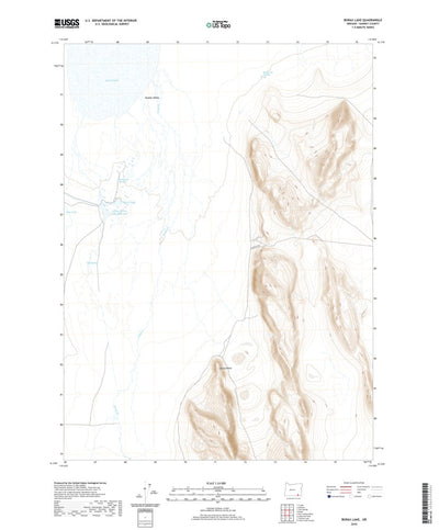 United States Geological Survey Borax Lake, OR (2020, 24000-Scale) digital map