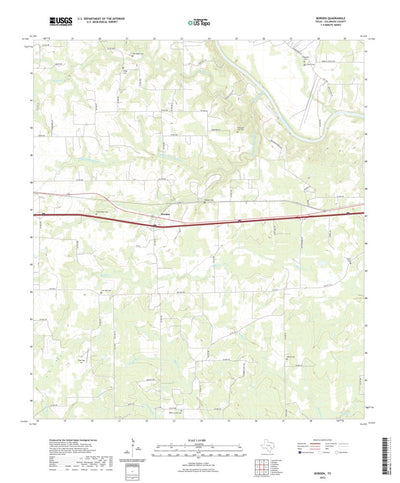 United States Geological Survey Borden, TX (2022, 24000-Scale) digital map