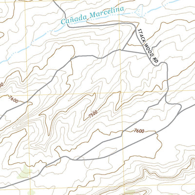 United States Geological Survey Borrego Pass, NM (2020, 24000-Scale) digital map