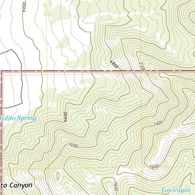 United States Geological Survey Bosque Peak, NM (2020, 24000-Scale) digital map