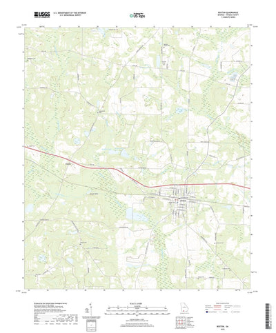 United States Geological Survey Boston, GA (2020, 24000-Scale) digital map