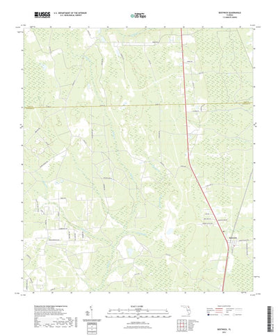 United States Geological Survey Bostwick, FL (2021, 24000-Scale) digital map