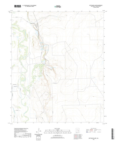 United States Geological Survey Bottomless Lakes, NM (2020, 24000-Scale) digital map