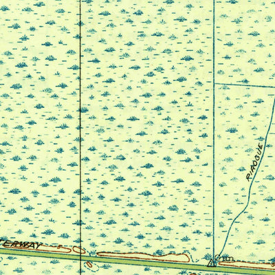 United States Geological Survey Boudreaux Lake, LA (1935, 31680-Scale) digital map