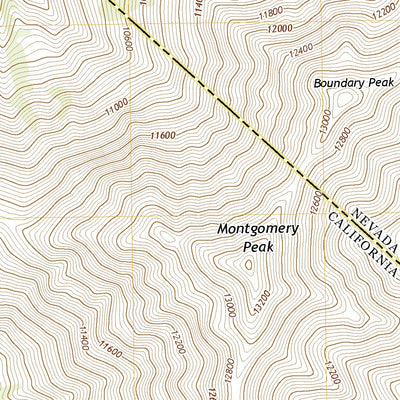 United States Geological Survey Boundary Peak, NV (2021, 24000-Scale) digital map