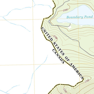 United States Geological Survey Boundary Pond, ME (2021, 24000-Scale) digital map