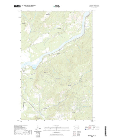 United States Geological Survey Boundary, WA (2020, 24000-Scale) digital map