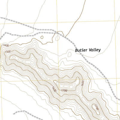 United States Geological Survey Bouse Hills East, AZ (2021, 24000-Scale) digital map