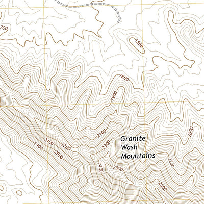 United States Geological Survey Bouse Hills East, AZ (2021, 24000-Scale) digital map