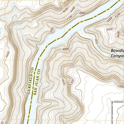 United States Geological Survey Bowdie Canyon West, UT (2020, 24000-Scale) digital map