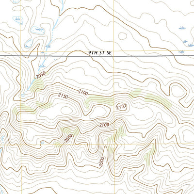 United States Geological Survey Bowdon SE, ND (2020, 24000-Scale) digital map