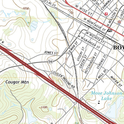 United States Geological Survey Bowie, TX (2022, 24000-Scale) digital map