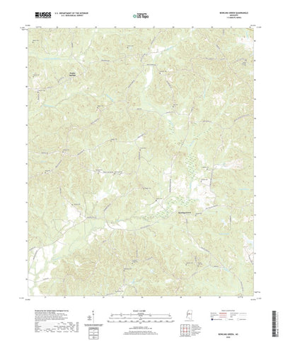 United States Geological Survey Bowling Green, MS (2020, 24000-Scale) digital map