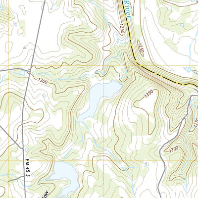 United States Geological Survey Bowser, TX (2022, 24000-Scale) digital map