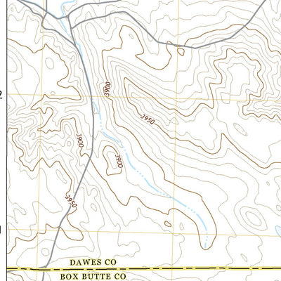 United States Geological Survey Box Butte NE, NE (2021, 24000-Scale) digital map