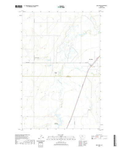 United States Geological Survey Box Elder, MT (2020, 24000-Scale) digital map