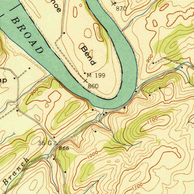 United States Geological Survey Boyds Creek, TN (1940, 24000-Scale) digital map
