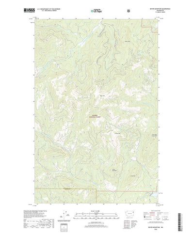 United States Geological Survey Boyer Mountain, WA (2020, 24000-Scale) digital map