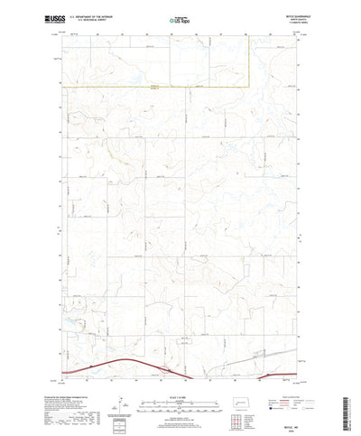 United States Geological Survey Boyle, ND (2020, 24000-Scale) digital map