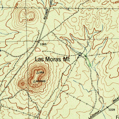 United States Geological Survey Brackettville, TX (1944, 62500-Scale) digital map