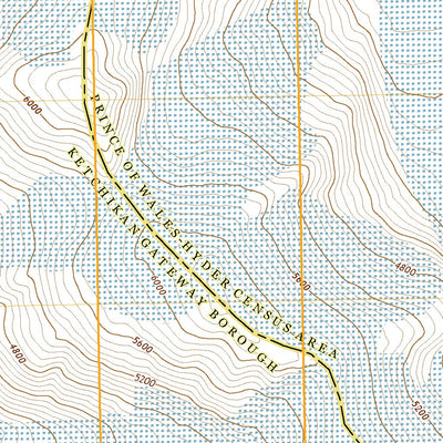 United States Geological Survey Bradfield Canal A-1 SW, AK (2021, 25000-Scale) digital map