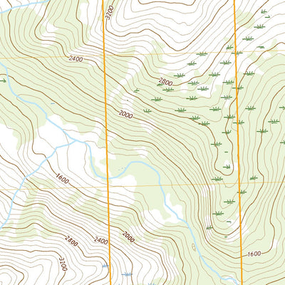 United States Geological Survey Bradfield Canal A-3 NW, AK (2021, 25000-Scale) digital map