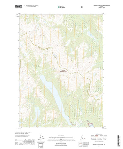 United States Geological Survey Bradfield Canal A-5 SW, AK (2021, 25000-Scale) digital map
