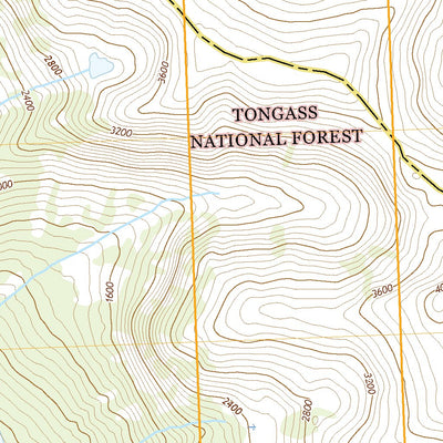 United States Geological Survey Bradfield Canal A-5 SW, AK (2021, 25000-Scale) digital map