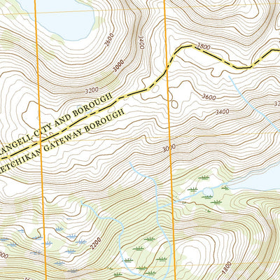 United States Geological Survey Bradfield Canal A-6 SE, AK (2021, 25000-Scale) digital map