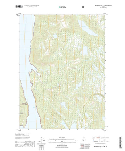 United States Geological Survey Bradfield Canal A-6 SW, AK (2021, 25000-Scale) digital map