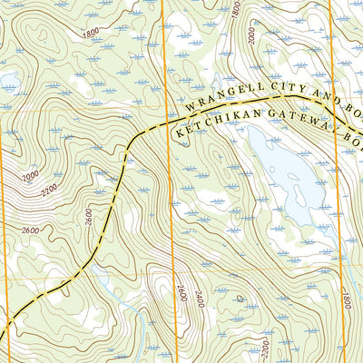 United States Geological Survey Bradfield Canal A-6 SW, AK (2021, 25000-Scale) digital map