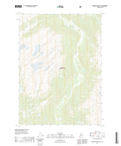 United States Geological Survey Bradfield Canal B-5 SE, AK (2021, 25000-Scale) digital map