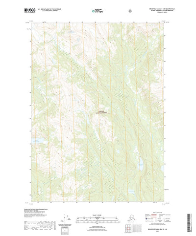 United States Geological Survey Bradfield Canal B-6 SE, AK (2021, 25000-Scale) digital map