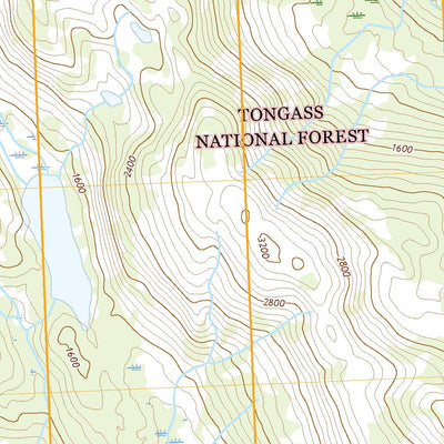 United States Geological Survey Bradfield Canal B-6 SE, AK (2021, 25000-Scale) digital map