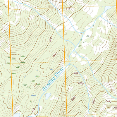 United States Geological Survey Bradfield Canal B-6 SE, AK (2021, 25000-Scale) digital map