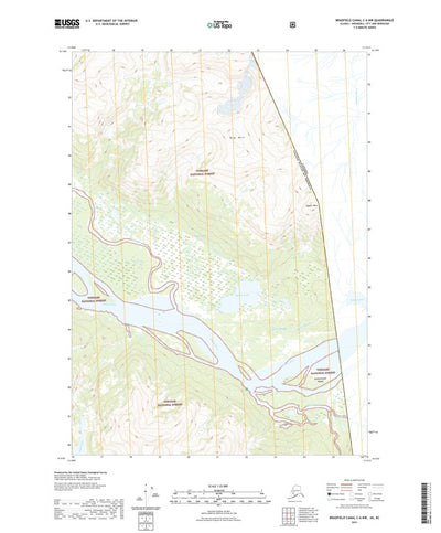 United States Geological Survey Bradfield Canal C-6 NW, AK (2021, 25000-Scale) digital map