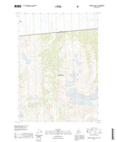 United States Geological Survey Bradfield Canal C-6 SE, AK (2021, 25000-Scale) digital map