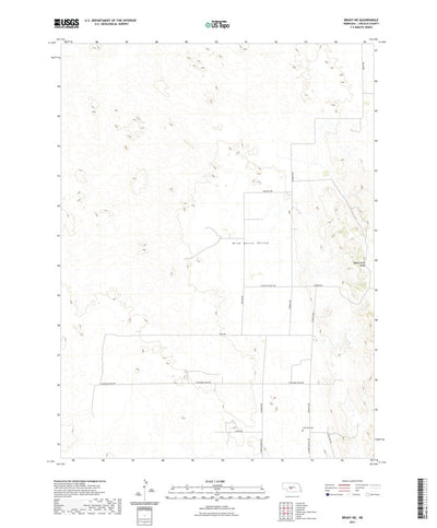 United States Geological Survey Brady NE, NE (2021, 24000-Scale) digital map