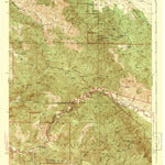 United States Geological Survey Branch Mountain, CA (1942, 62500-Scale) digital map