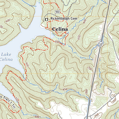 United States Geological Survey Branchville, IN (2022, 24000-Scale) digital map