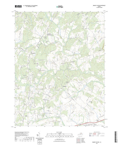 United States Geological Survey Brandy Station, VA (2022, 24000-Scale) digital map
