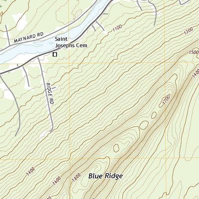 United States Geological Survey Brassua Lake East, ME (2021, 24000-Scale) digital map