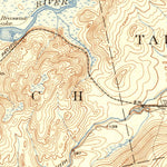 United States Geological Survey Brassua Lake, ME (1923, 62500-Scale) digital map