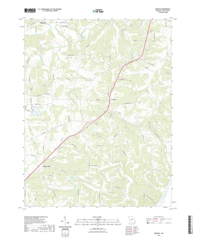 United States Geological Survey Brazito, MO (2021, 24000-Scale) digital map