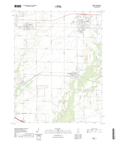 United States Geological Survey Breese, IL (2021, 24000-Scale) digital map