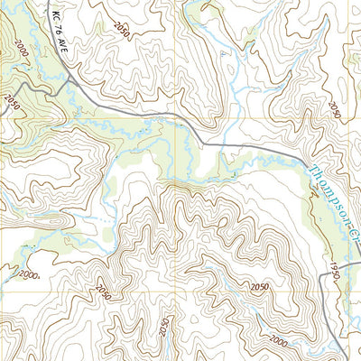 United States Geological Survey Brenham, KS (2022, 24000-Scale) digital map