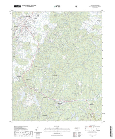 United States Geological Survey Brevard, NC (2022, 24000-Scale) digital map